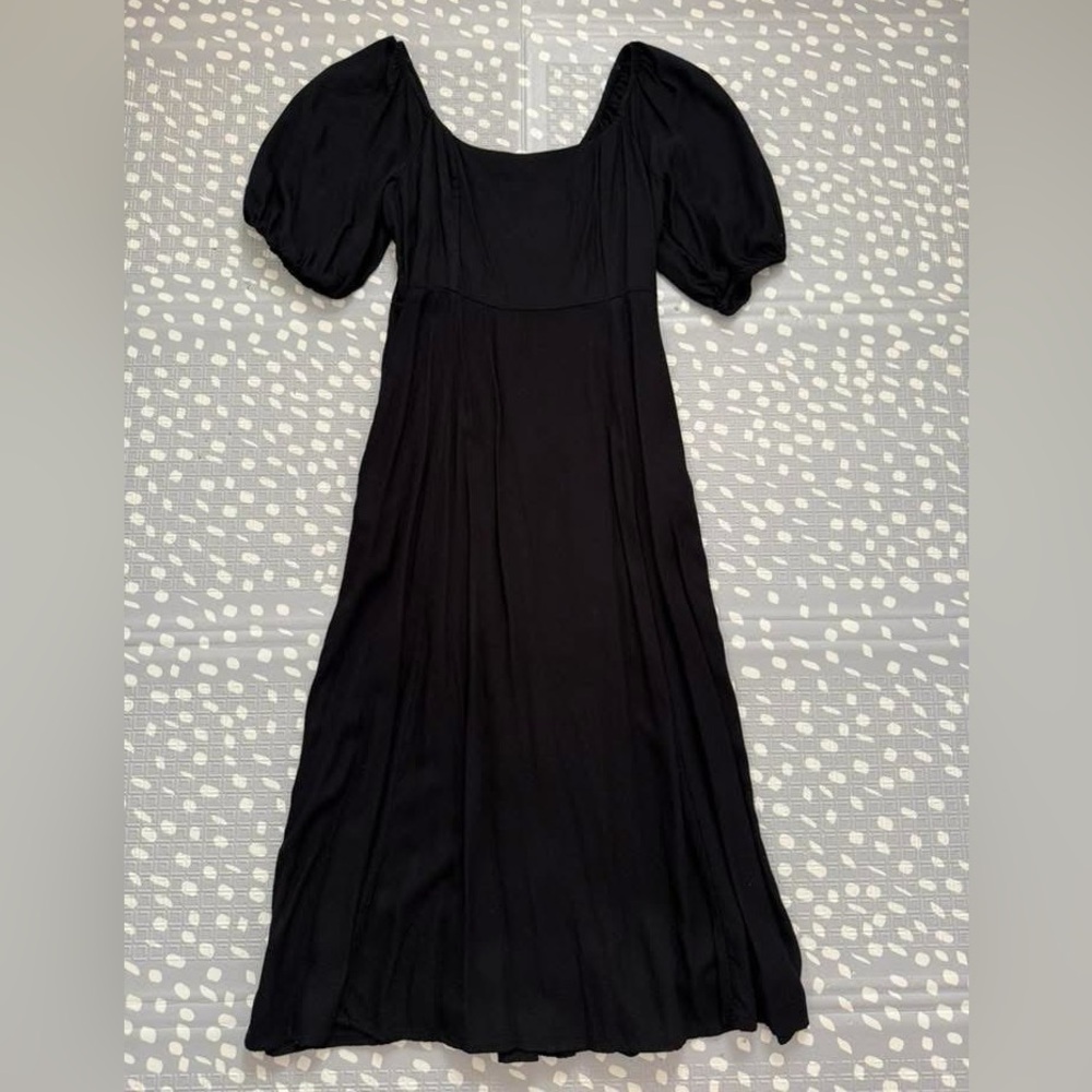 Old Navy Puff Sleeve Midi Dress